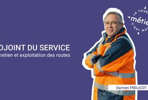 Damien Frelicot, adjoint au service entretien et exploitation des routes